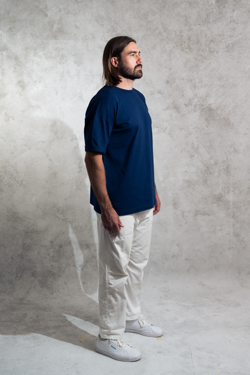 Premium Cotton T-Shirt - All In Navy