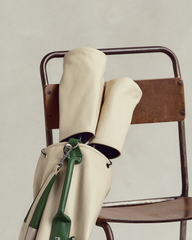 Green Fox Ivory Leather Cover