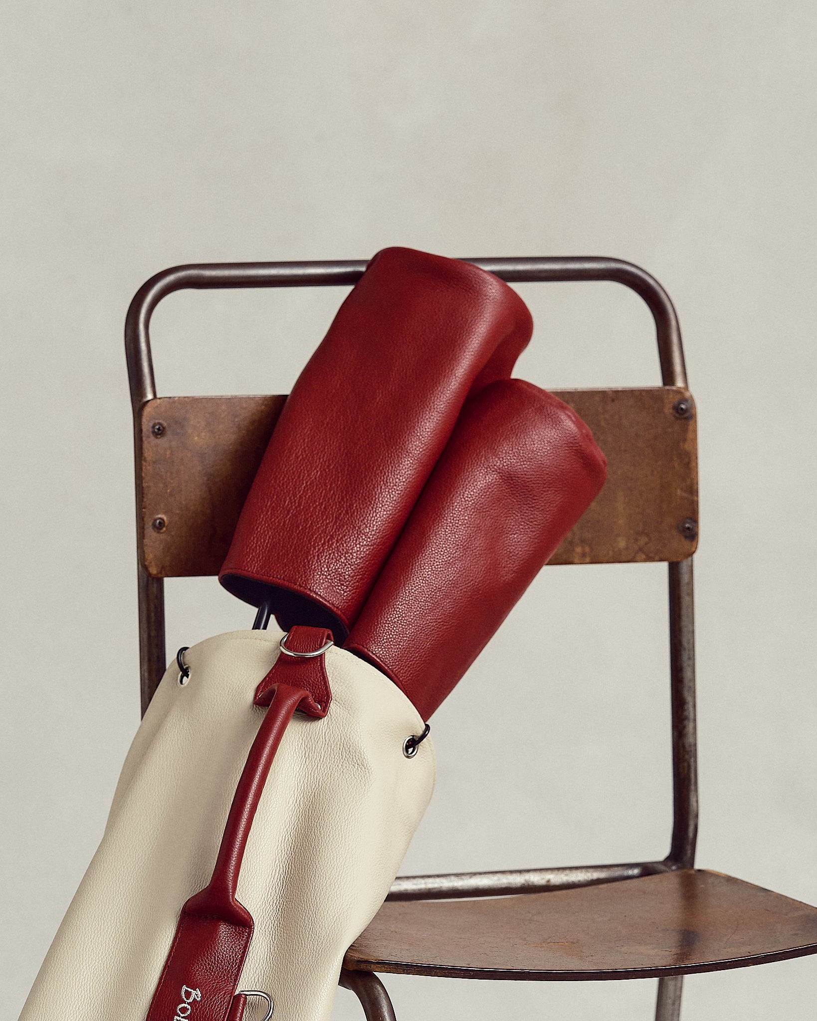 Red Leather Headcover