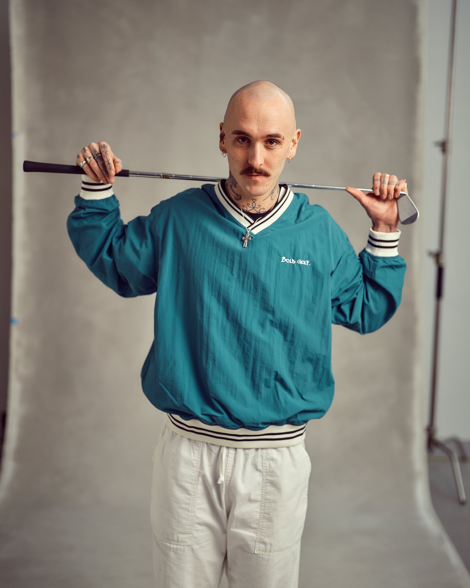 Retro Windbreaker - Miami Teal – BOLD GOLF