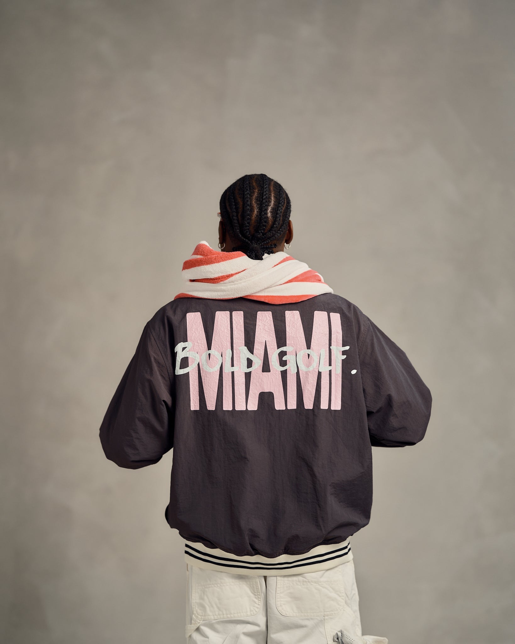 Retro Windbreaker - Miami Edition – BOLD GOLF
