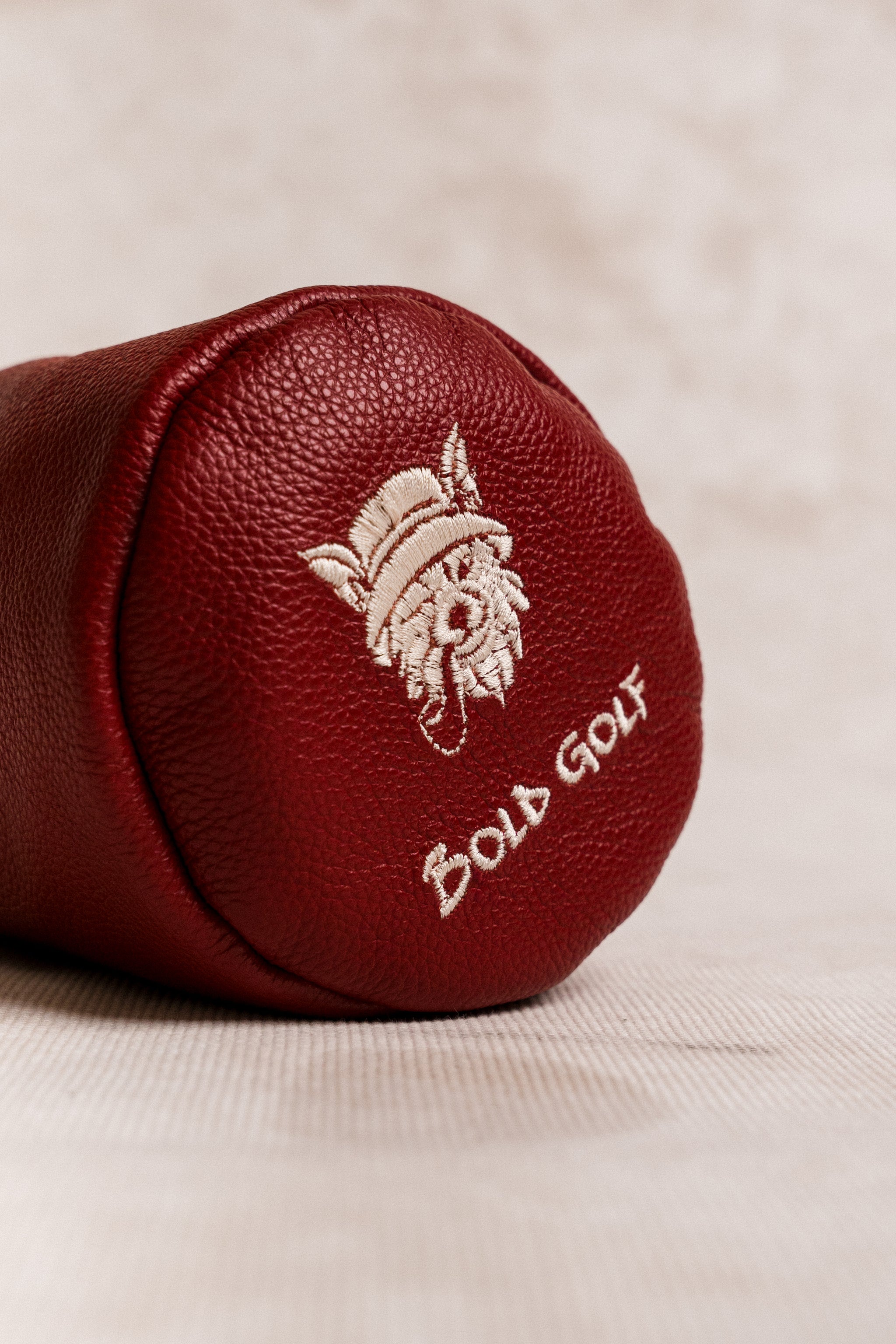 Red Leather Headcover