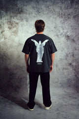 Black Sand Angel Oversized T-Shirt