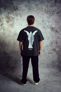 Black Sand Angel Oversized T-Shirt