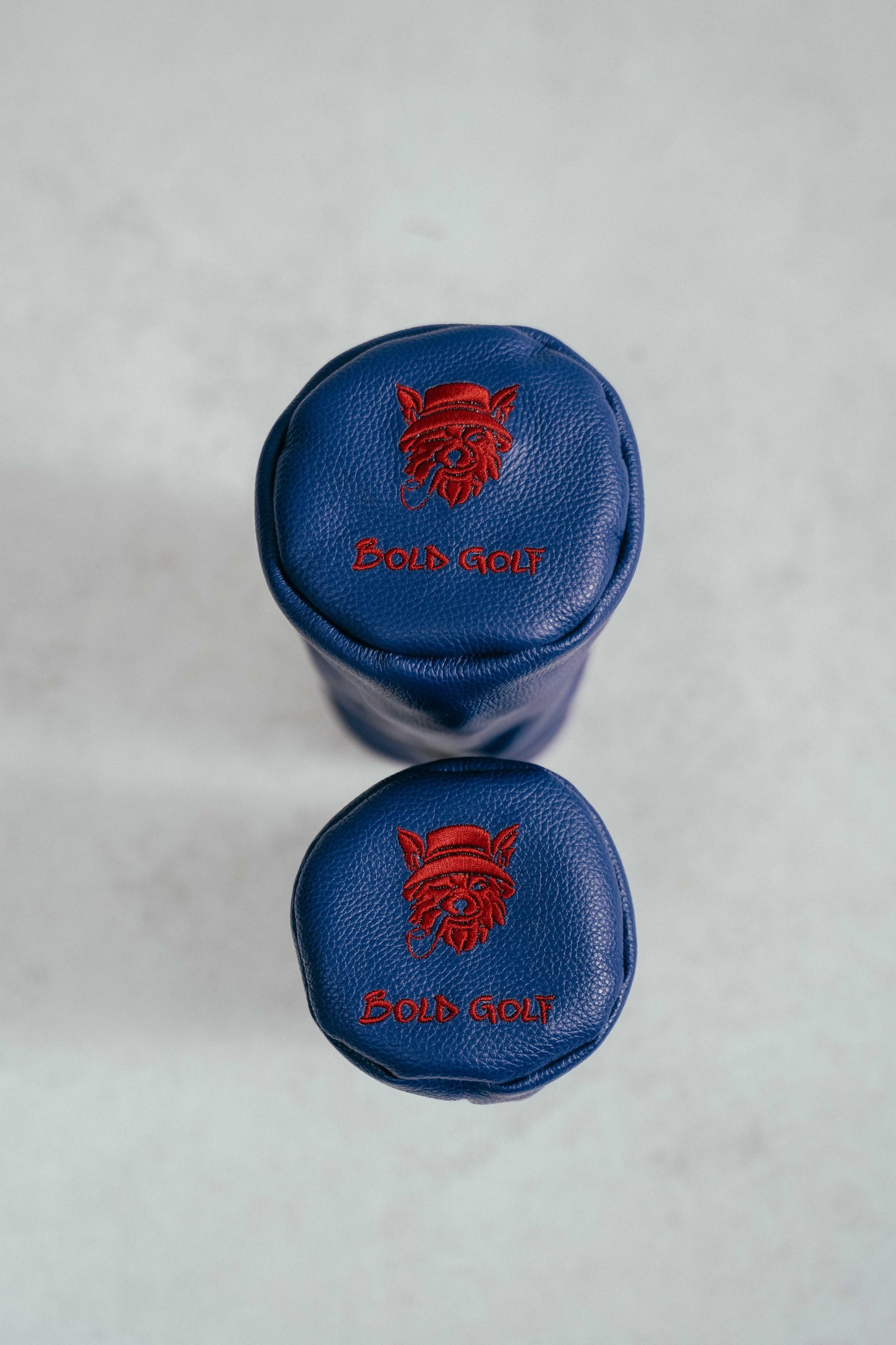 Navy Leather Headcover - Casino Edition