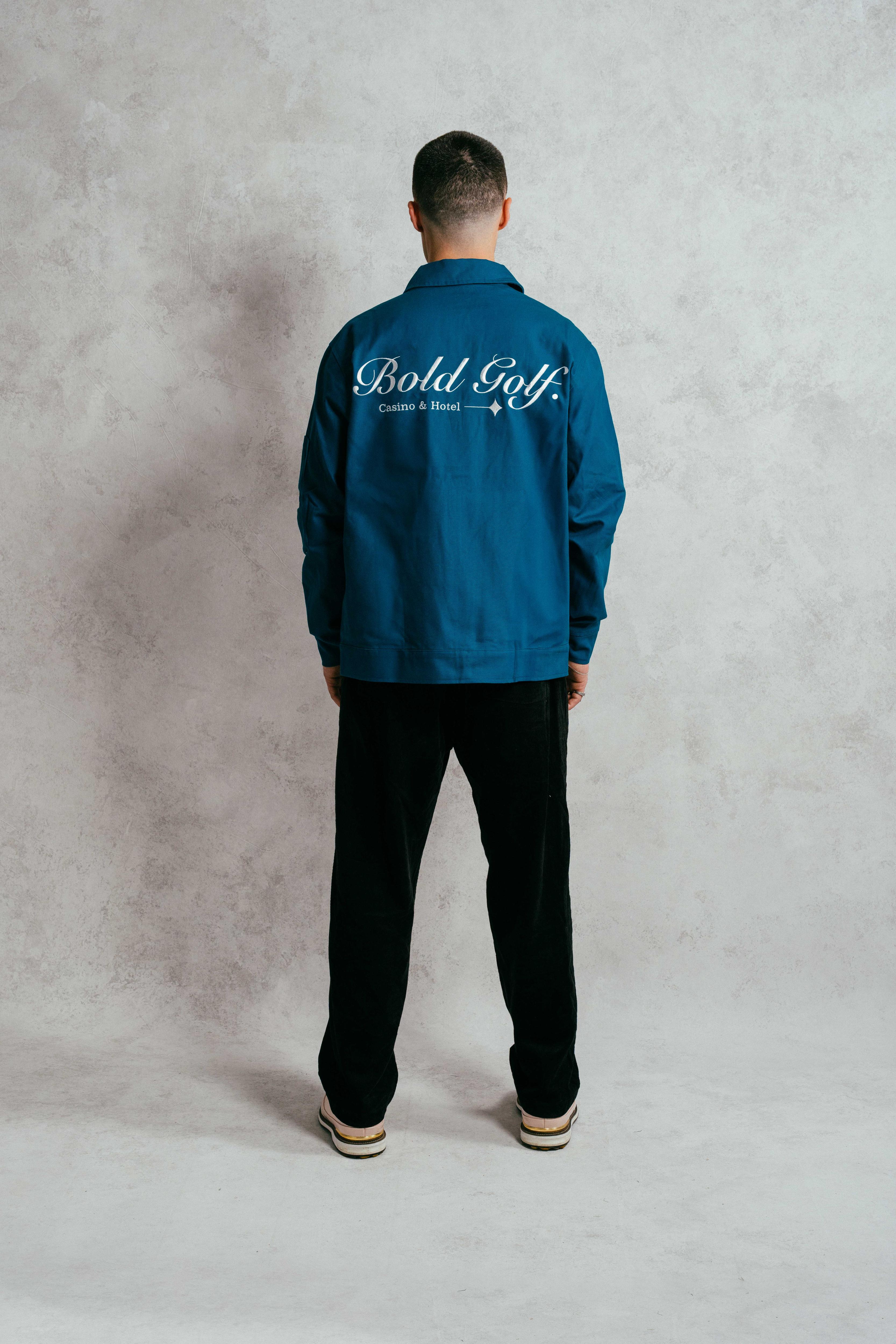 High Roller Canvas Jacket – BOLD GOLF