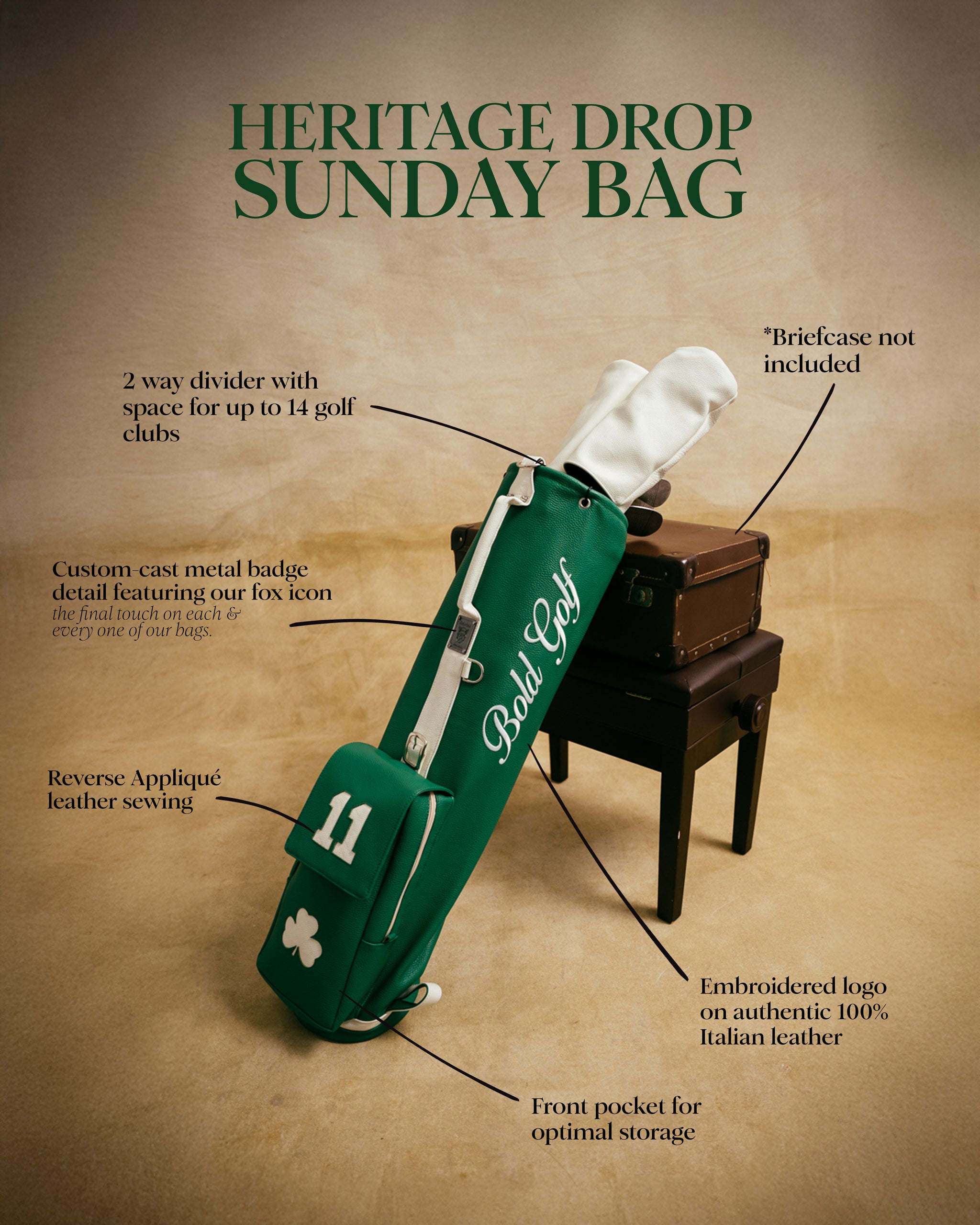 White Dogwood Sunday Bag - Heritage Edition