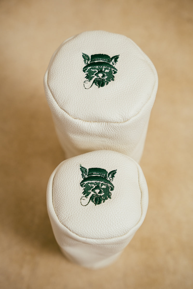 White Leather Headcover - Heritage Edition