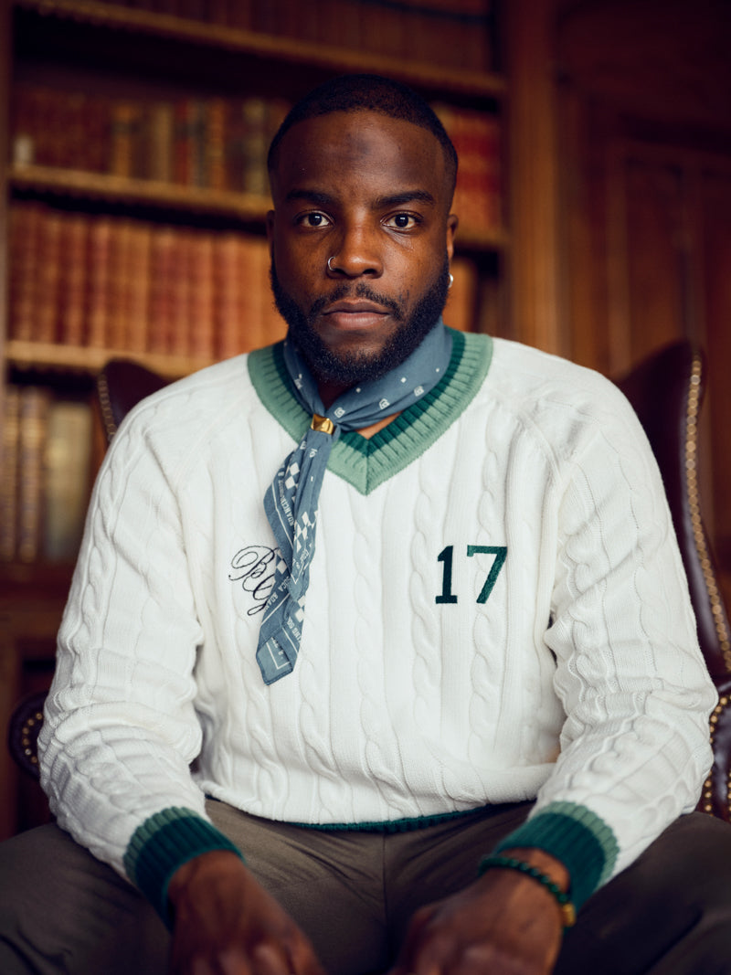 Cable Knit Georgia Jumper - Heritage Edition – BOLD GOLF