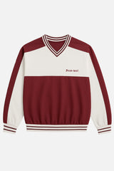 Retro Windbreaker - Burgundy